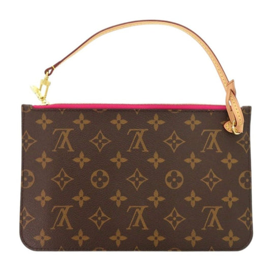 LOUIS VUITTON Pouch Monogram canvas Brown Monogram Neverfull Pouch for MM/GM