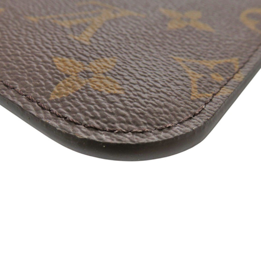 LOUIS VUITTON Pouch Monogram canvas Brown Monogram Neverfull Pouch for MM/GM