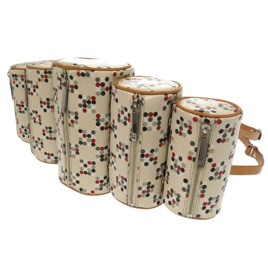 BURBERRY BLUE LABEL Backpack PVC multicolor Dot Pattern Transformation Women Used Authentic