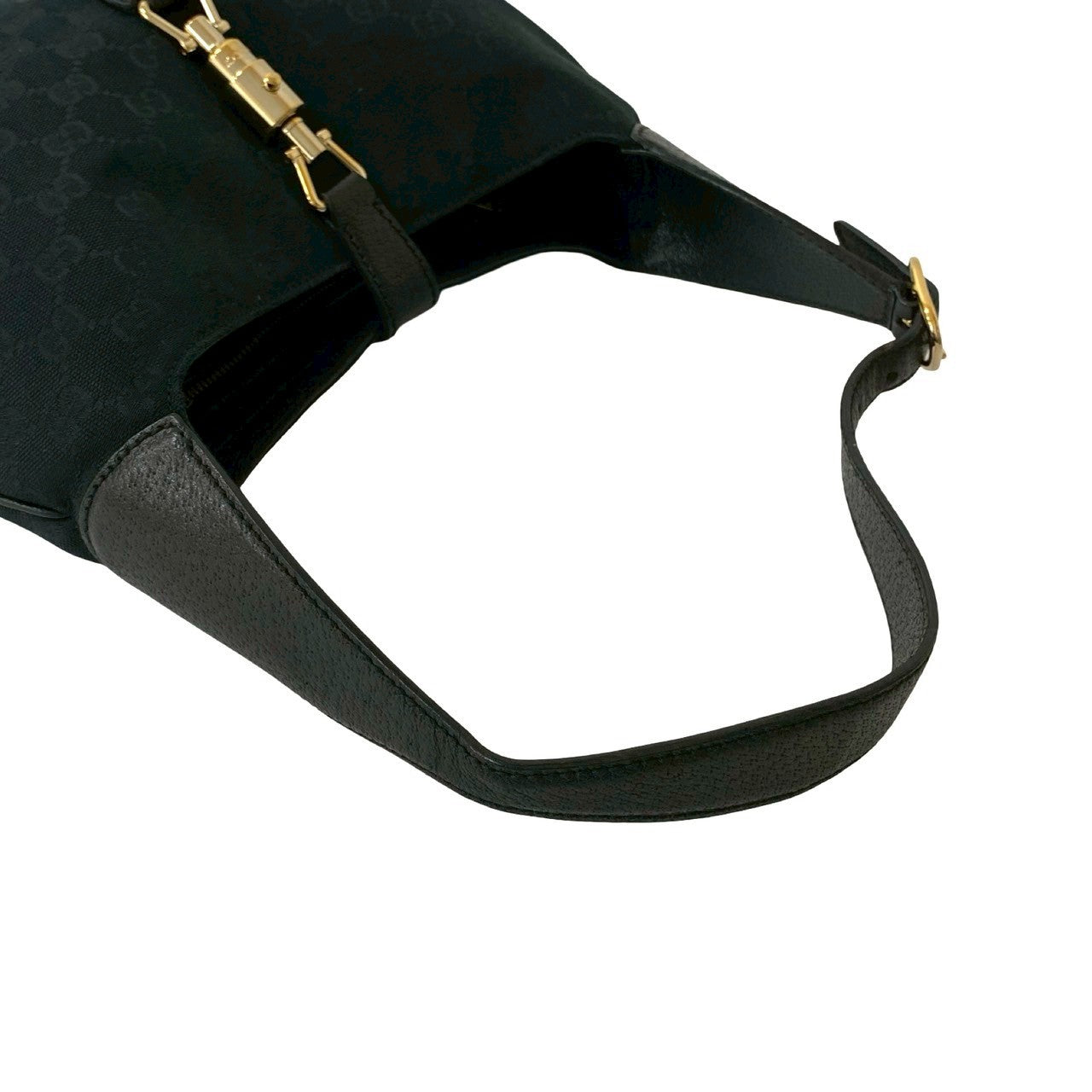 GUCCI Shoulder Bag leather black Jackie