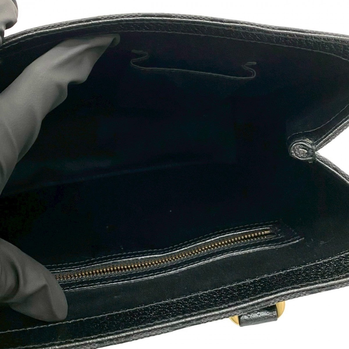 GUCCI Tote Bag leather black