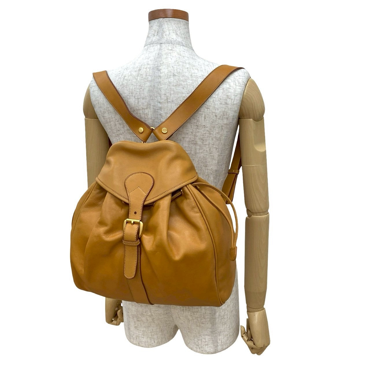 GUCCI Backpack leather Brown