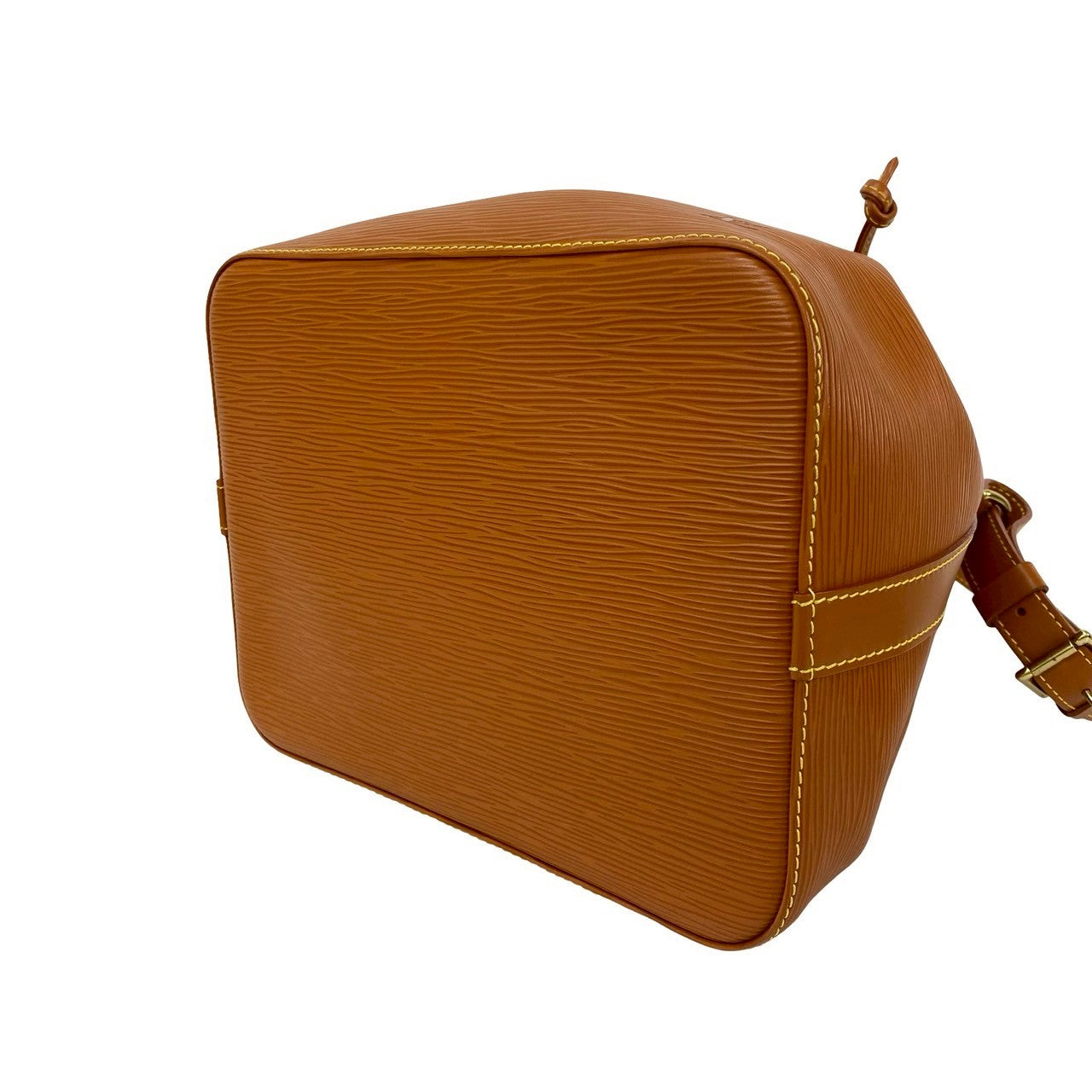LOUIS VUITTON Shoulder Bag leather Brown Epi Petit Noe
