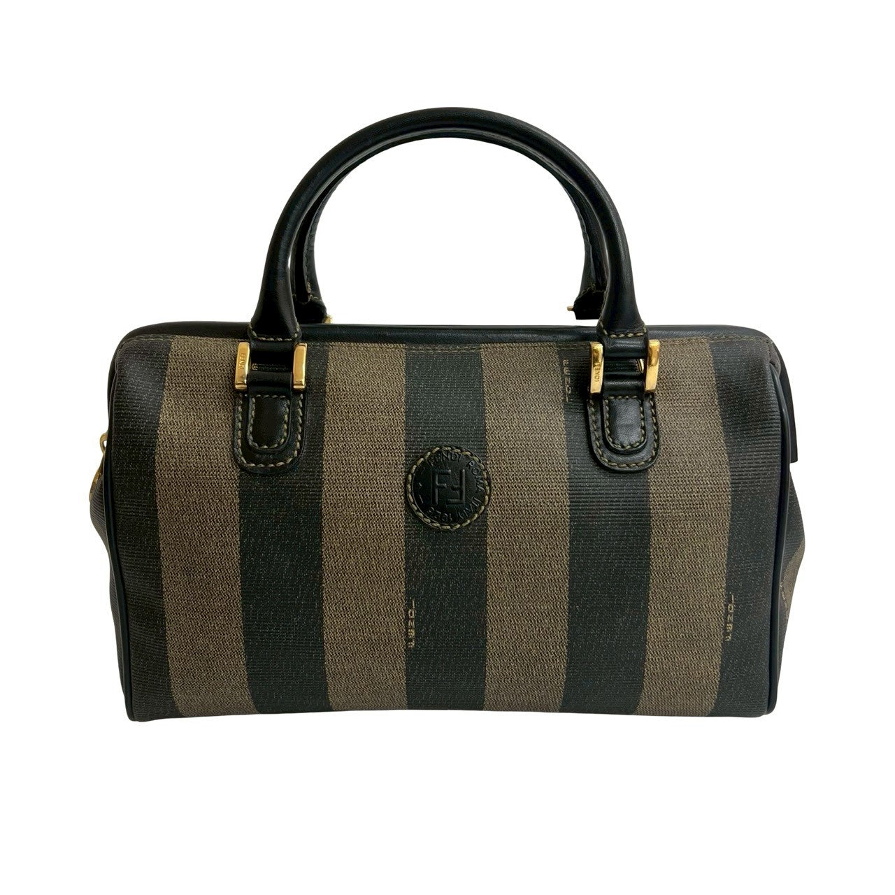 FENDI Handbag leather black
