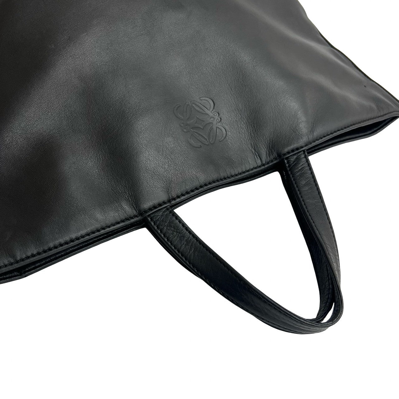 LOEWE Handbag leather black