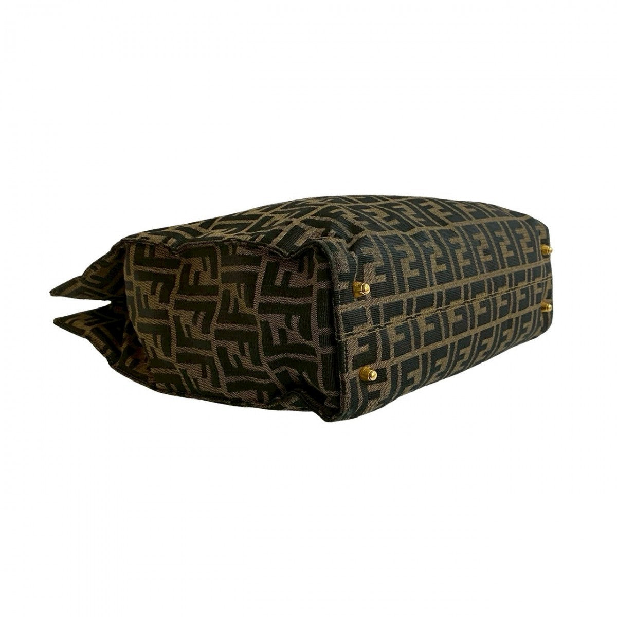 FENDI Handbag canvas Brown