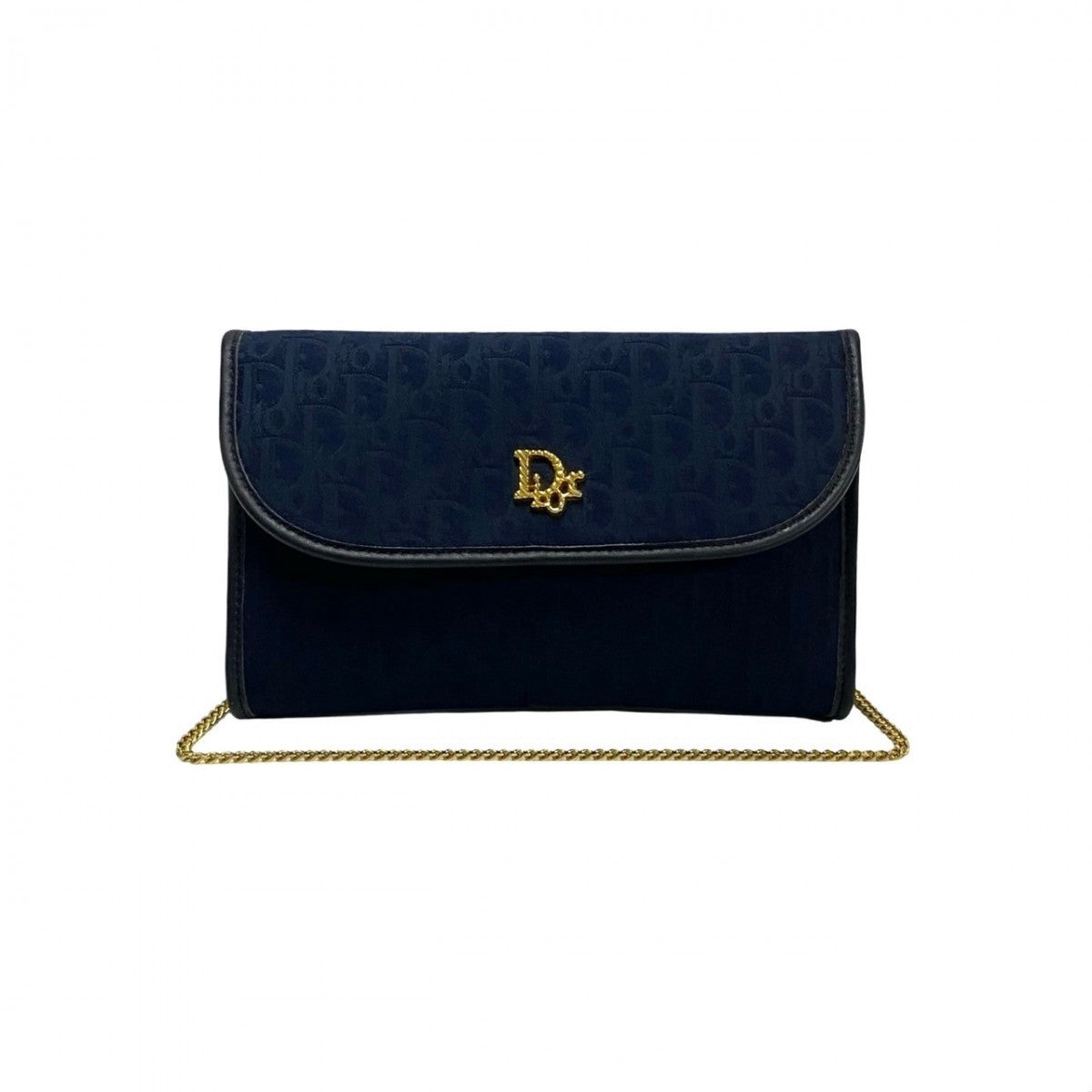 Dior Shoulder Bag leather Navy