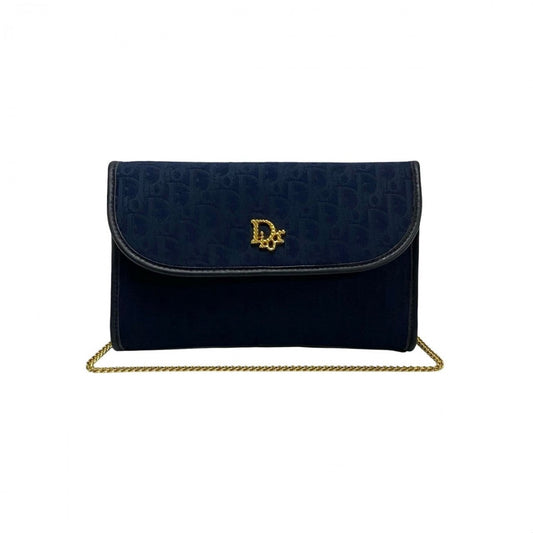 Dior Shoulder Bag leather Navy