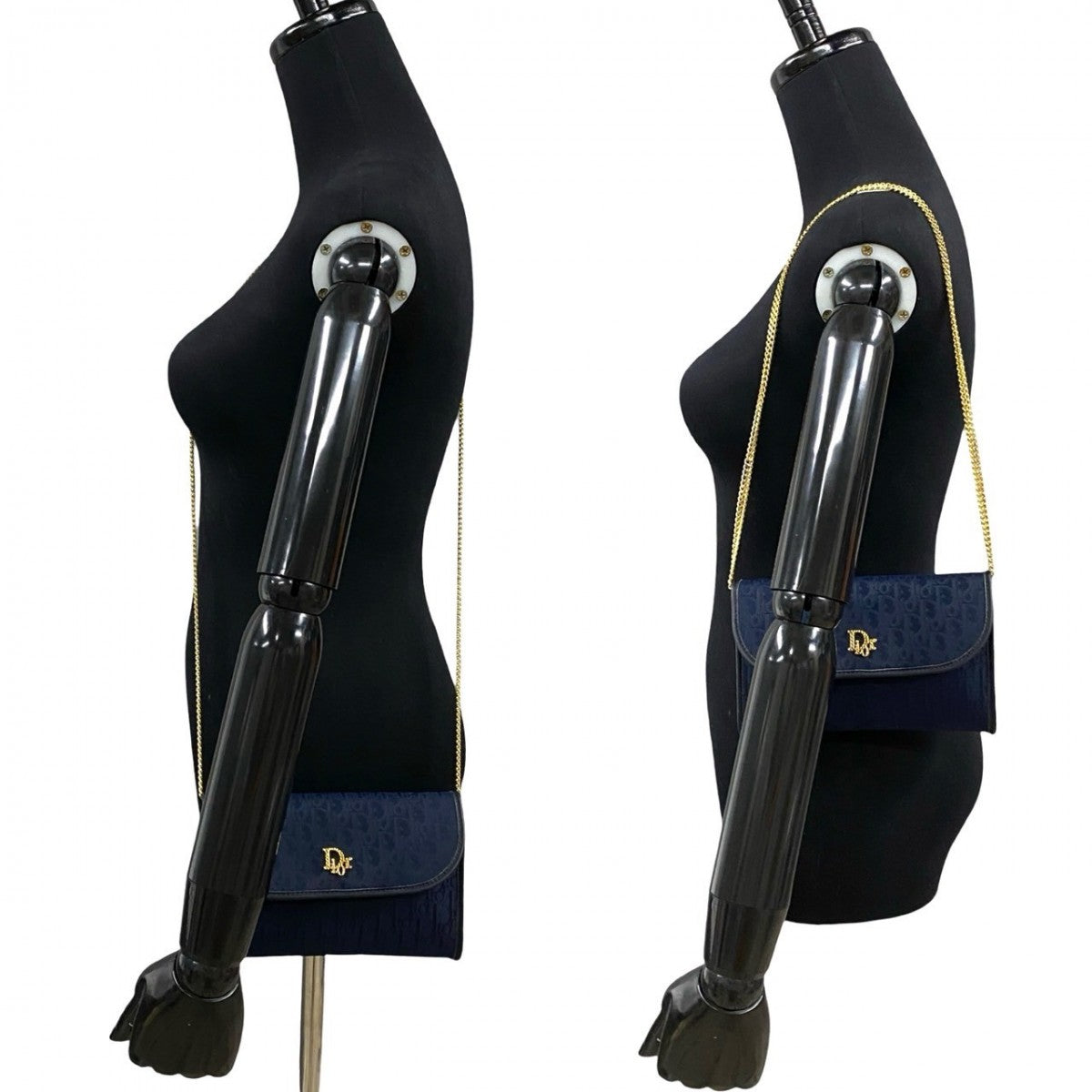 Dior Shoulder Bag leather Navy