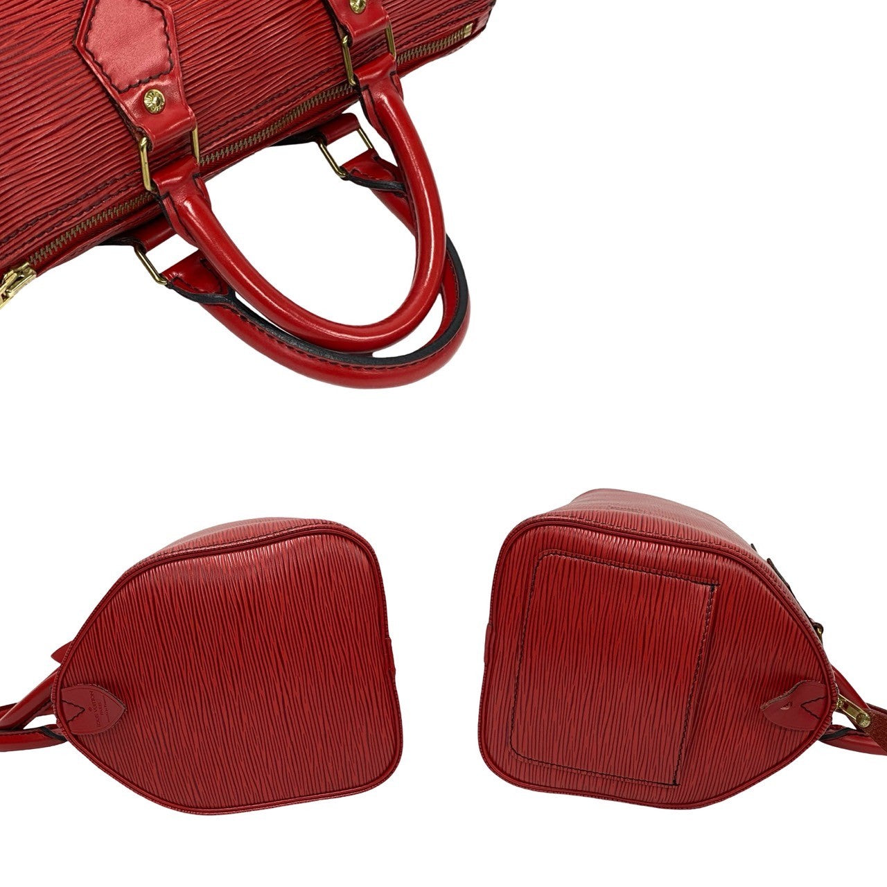 LOUIS VUITTON Handbag M43017 leather Red Epi Speedy 25 Women Used Authentic