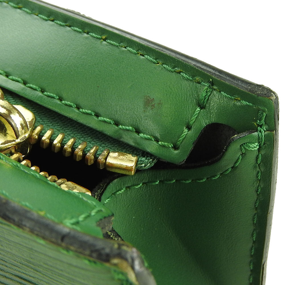 LOUIS VUITTON Handbag M52274 Epi Leather green Sun jack Women Used Authentic