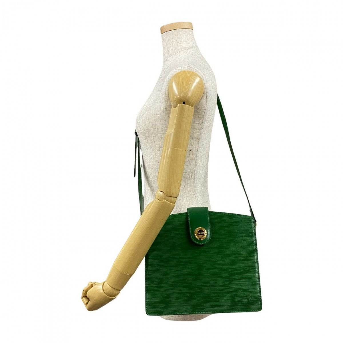LOUIS VUITTON Shoulder Bag M52344 Epi Leather green Epi Capuchin Women Used Authentic