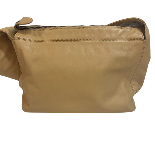 CHANEL Shoulder Bag lambskin beige COCO Mark