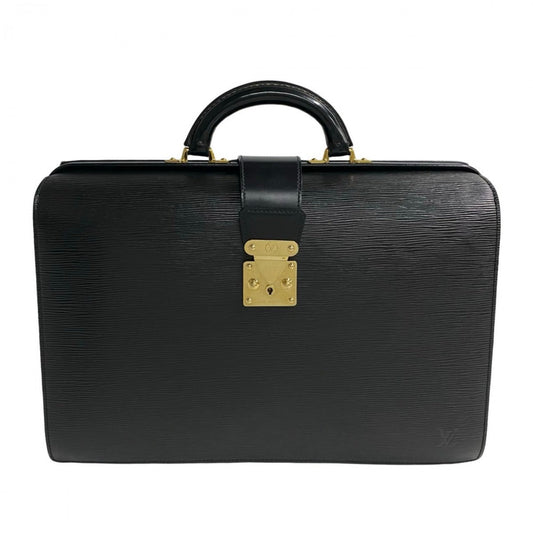LOUIS VUITTON Business bag M54352 leather black Epi Cerviet Fermoire