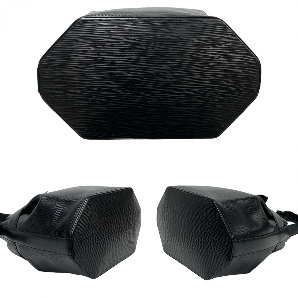 LOUIS VUITTON Shoulder Bag M80157 Epi Leather black Epi Sac De Paul PM Women Used Authentic