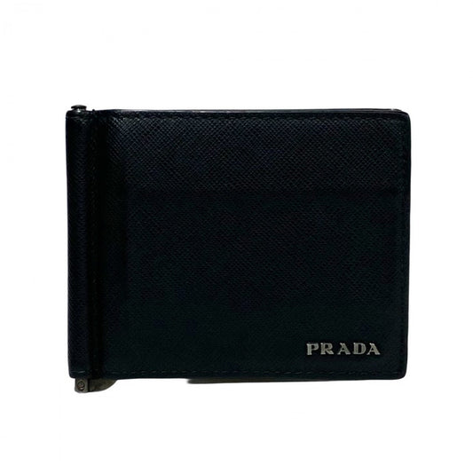 PRADA Bifold Wallet leather black