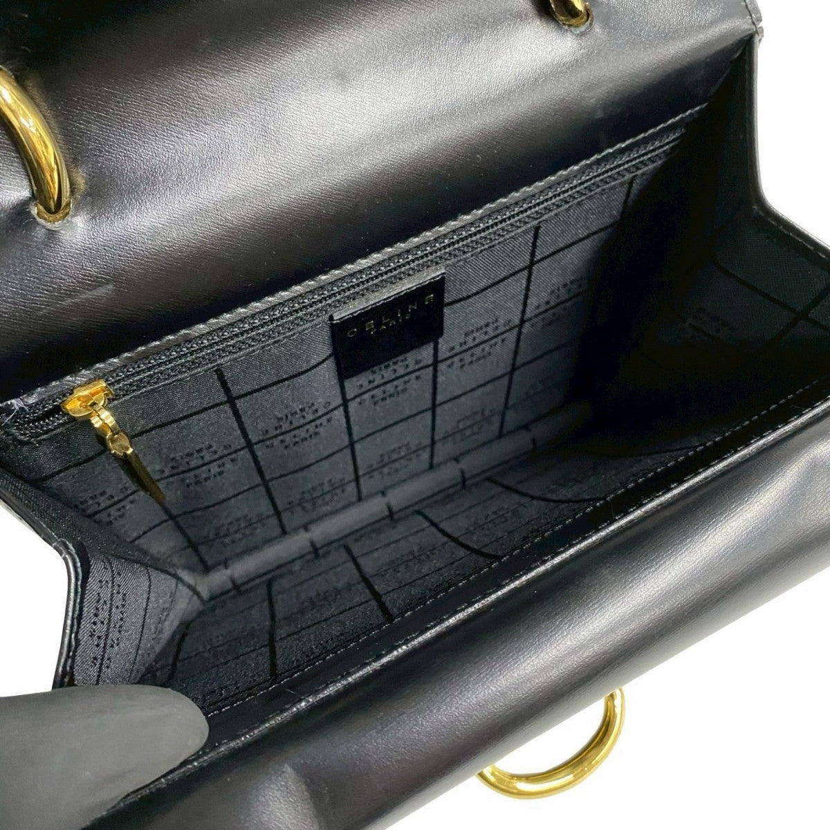 CELINE Handbag Calfskin black