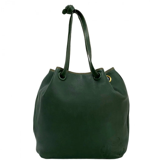 LOEWE Shoulder Bag leather green
