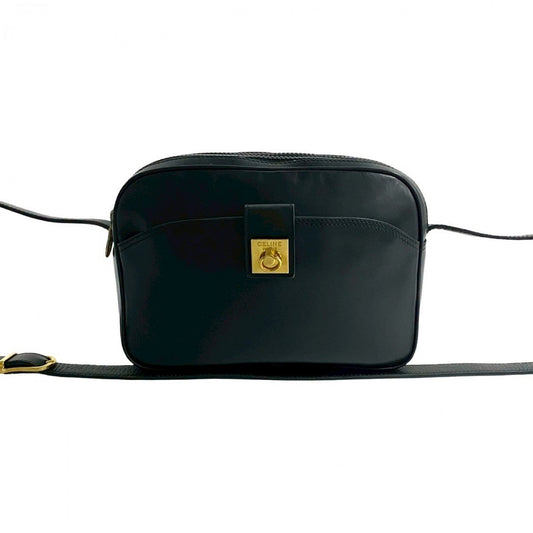 CELINE Shoulder Bag Calfskin black