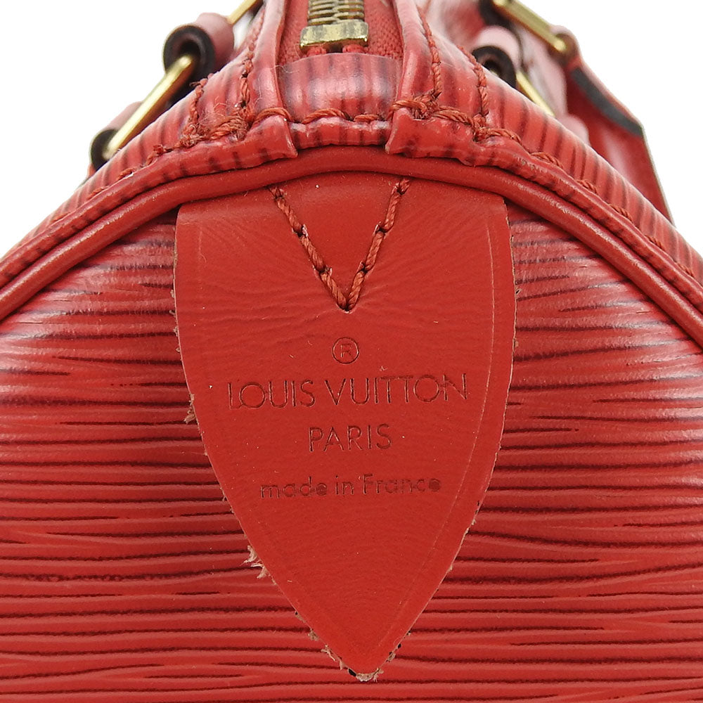 LOUIS VUITTON Handbag M43017 Epi Leather Red Epi Speedy 25 Women Used Authentic