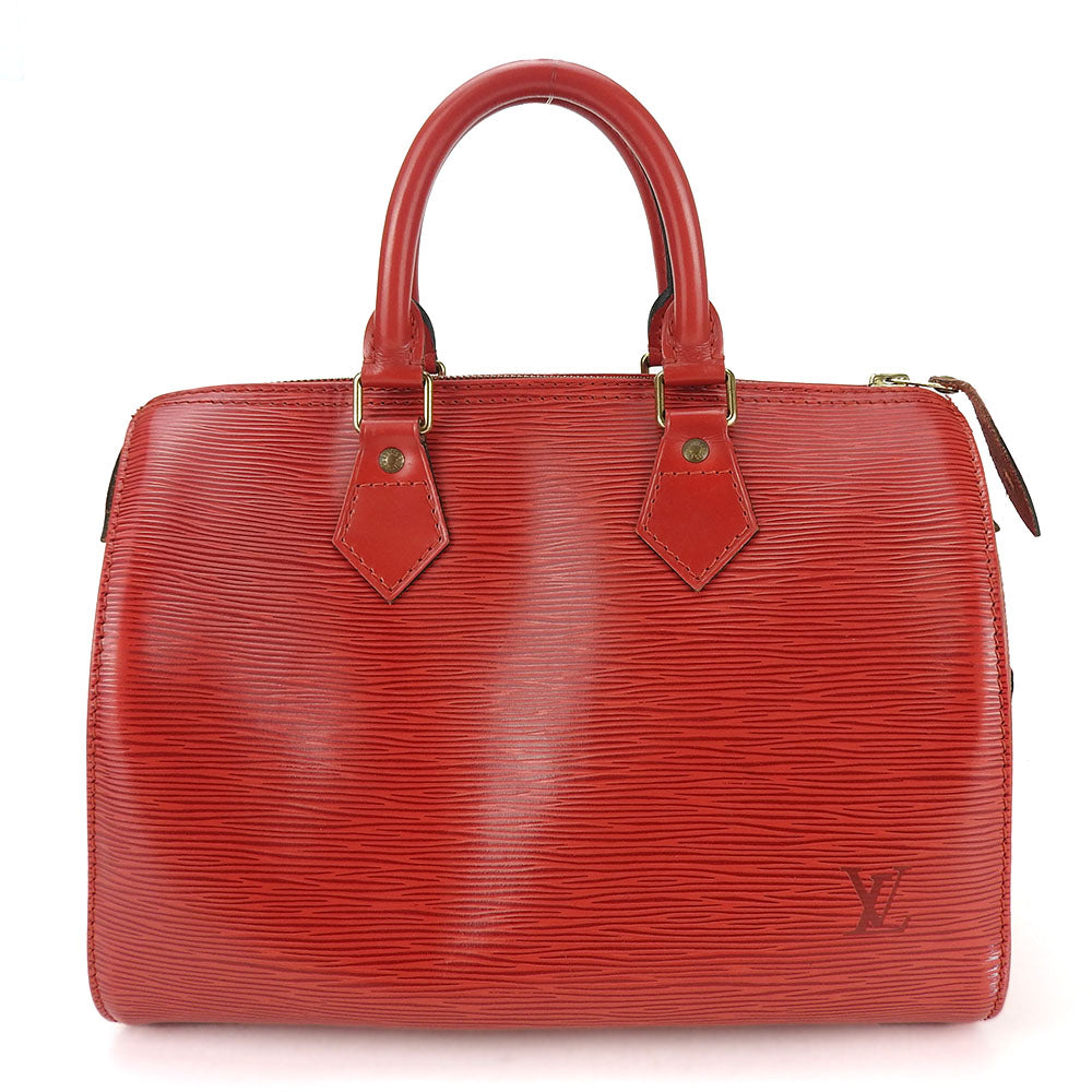 LOUIS VUITTON Handbag M43017 Epi Leather Red Epi Speedy 25 Women Used Authentic