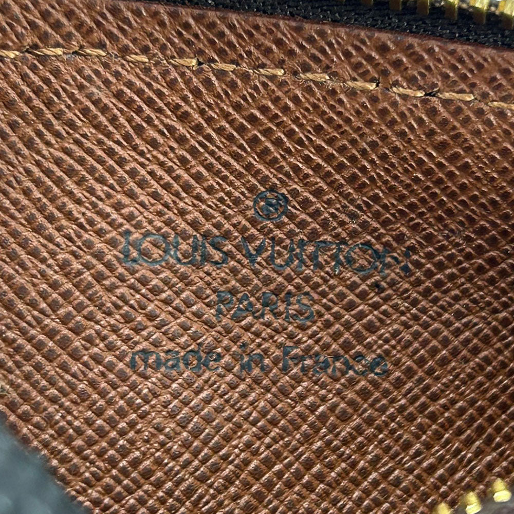 LOUIS VUITTON Pouch M51385 Monogram Brown Cylindrical pouch Papillon