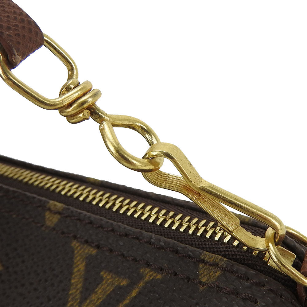 LOUIS VUITTON Pouch M51385 Monogram Brown Cylindrical pouch Papillon