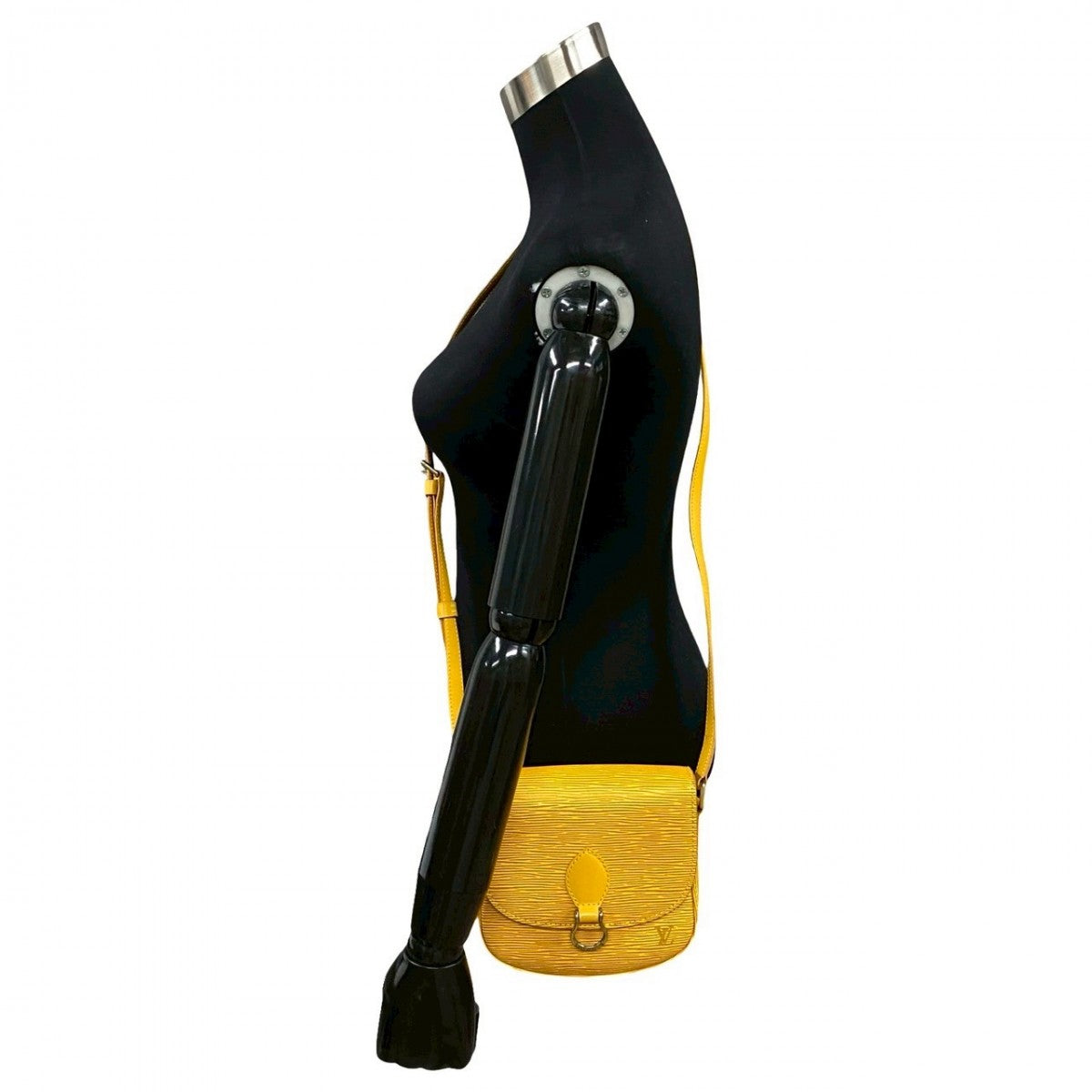 LOUIS VUITTON Shoulder Bag M52219 Epi Leather yellow Epi Mini Saint-Cloud Women Used Authentic