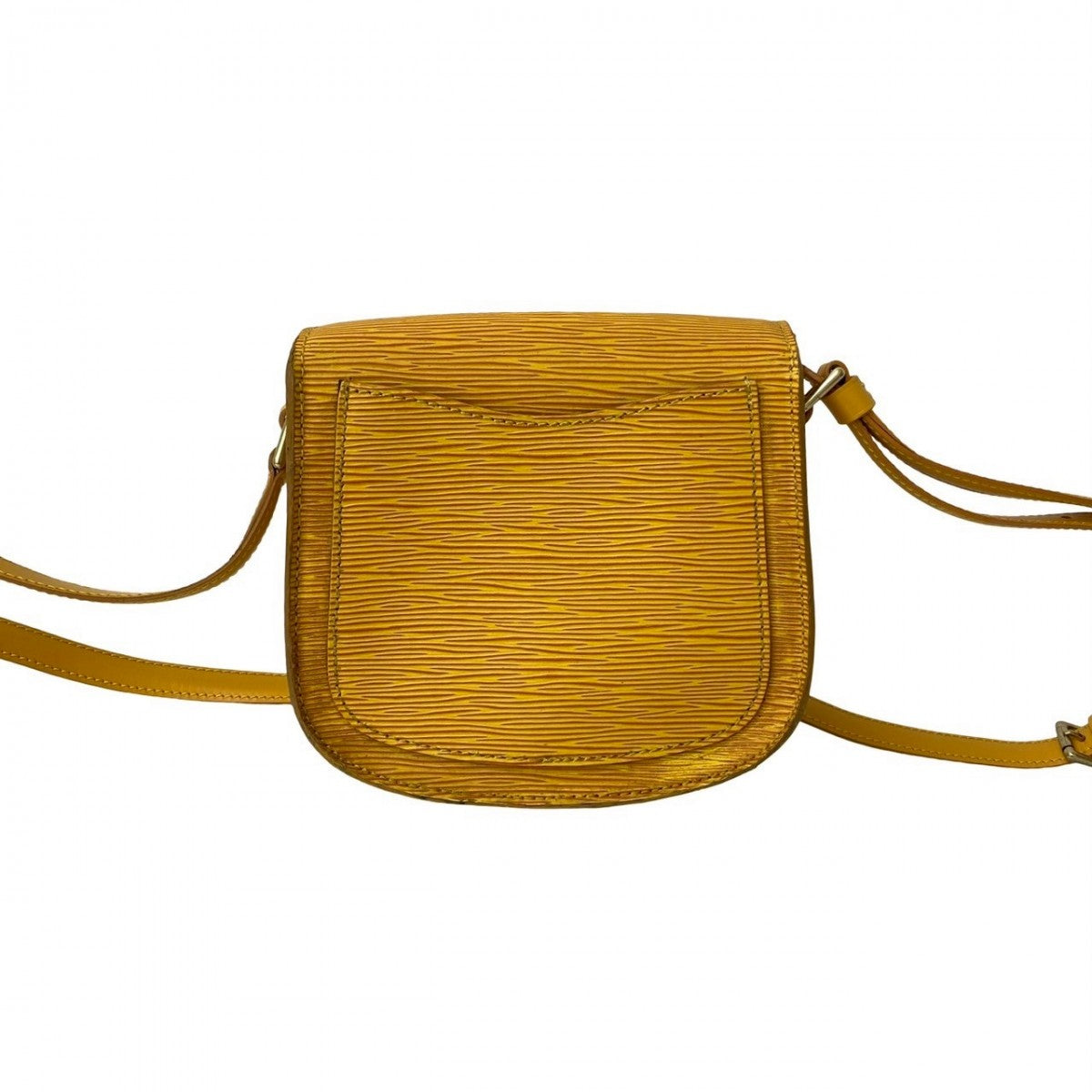 LOUIS VUITTON Shoulder Bag M52219 Epi Leather yellow Epi Mini Saint-Cloud Women Used Authentic