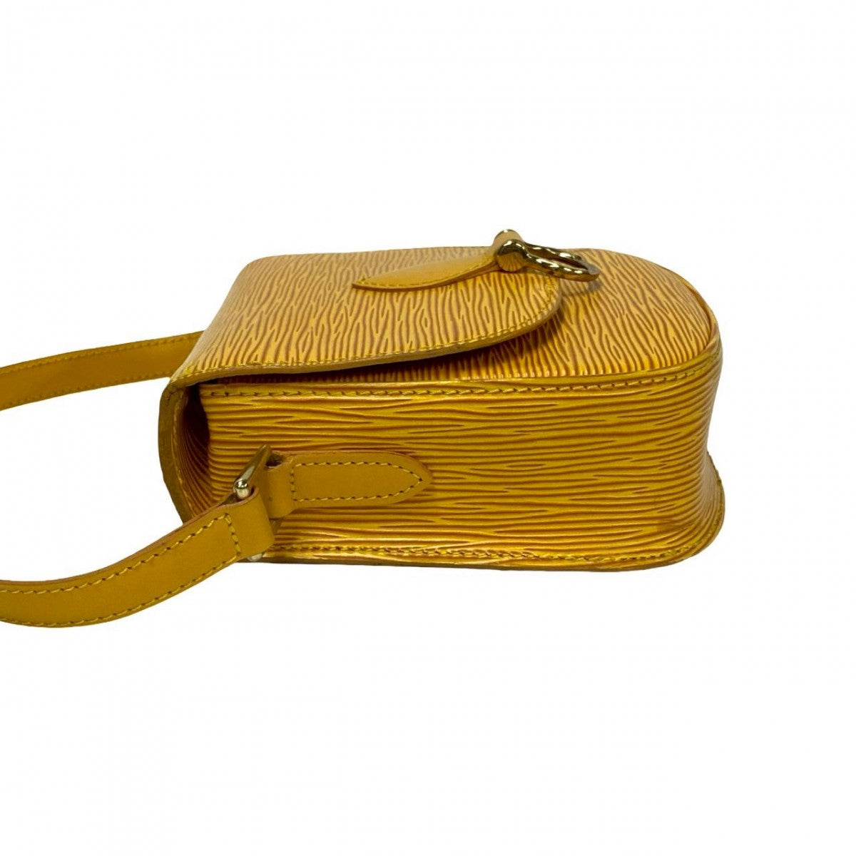 LOUIS VUITTON Shoulder Bag M52219 Epi Leather yellow Epi Mini Saint-Cloud Women Used Authentic