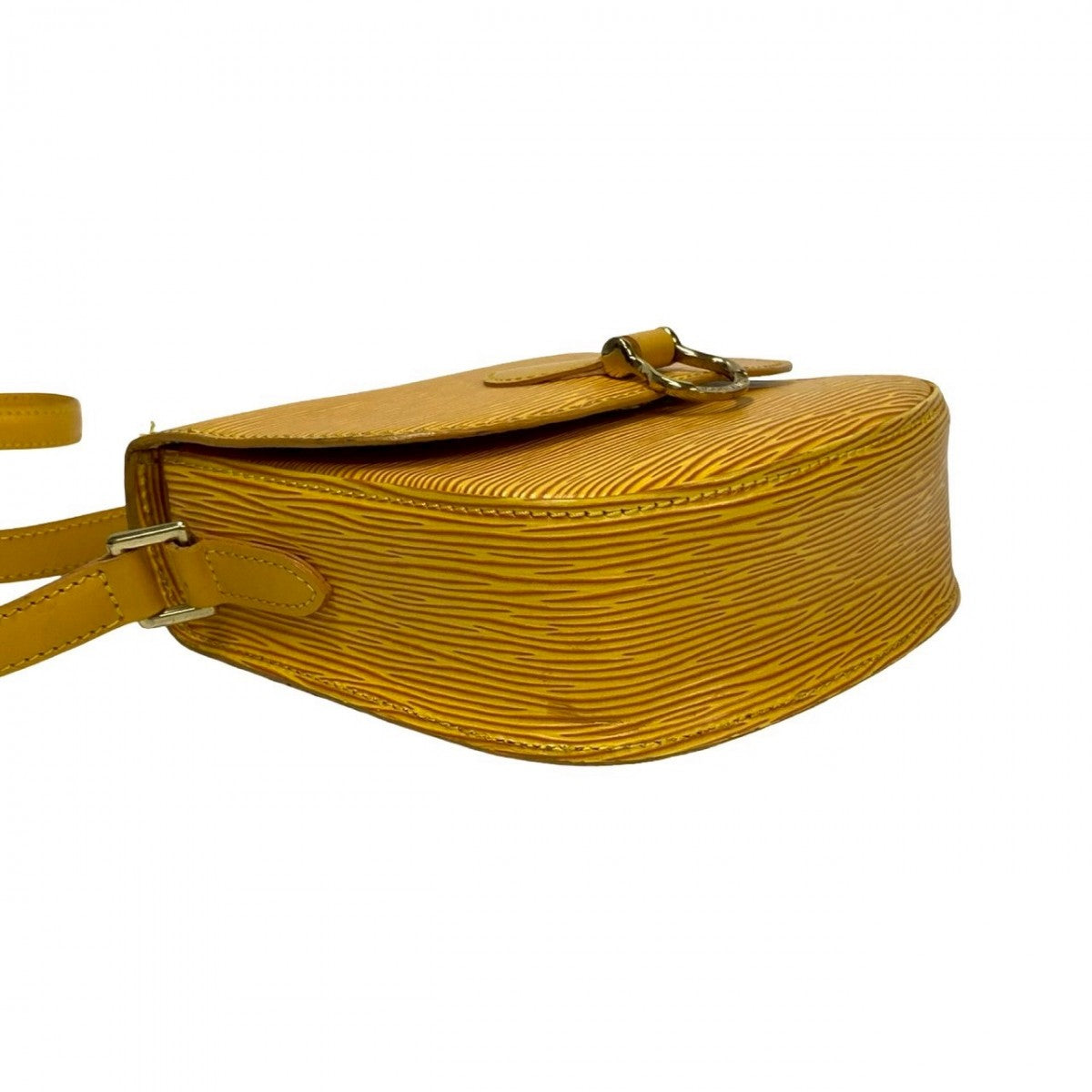 LOUIS VUITTON Shoulder Bag M52219 Epi Leather yellow Epi Mini Saint-Cloud Women Used Authentic