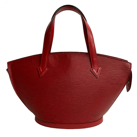 LOUIS VUITTON Handbag M52277 Epi Leather Red Epi Sun jack Women Used Authentic