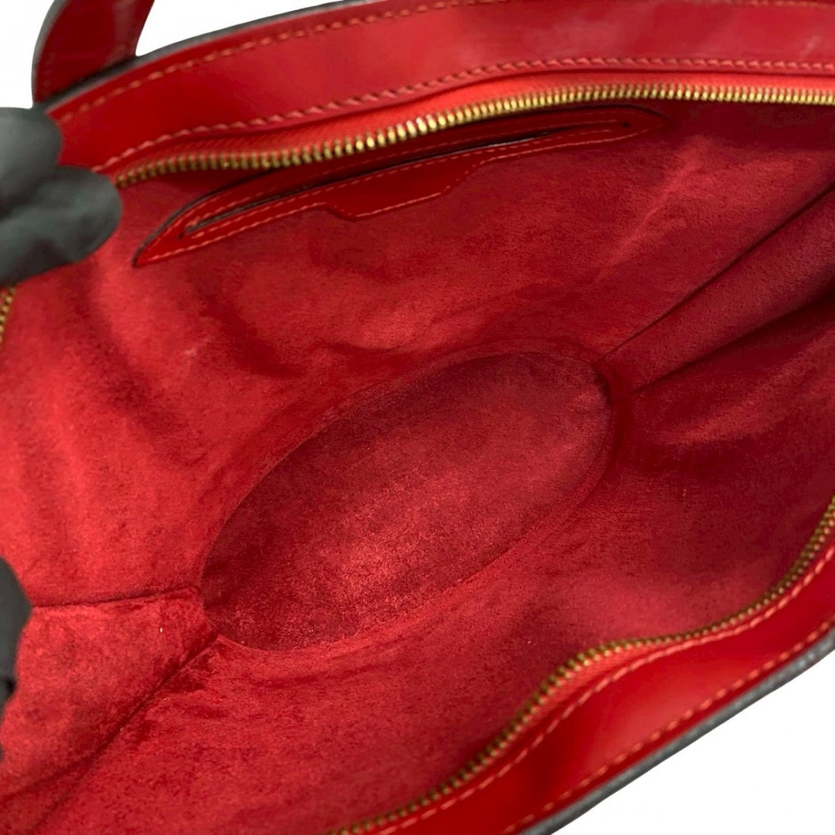 LOUIS VUITTON Handbag M52277 Epi Leather Red Epi Sun jack Women Used Authentic