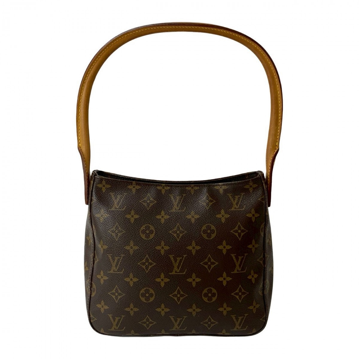LOUIS VUITTON Handbag M51146 leather Brown Monogram LoopingMM