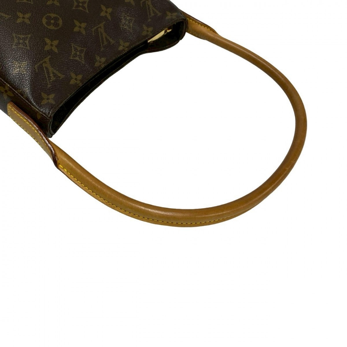 LOUIS VUITTON Handbag M51146 leather Brown Monogram LoopingMM