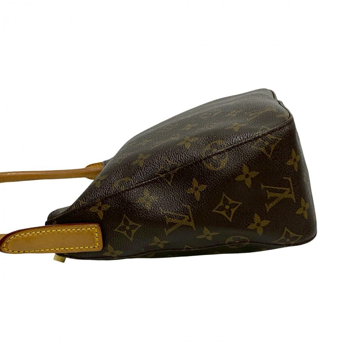 LOUIS VUITTON Handbag M51146 leather Brown Monogram LoopingMM