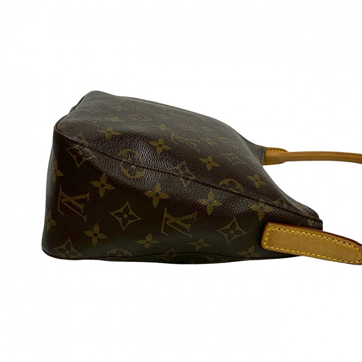 LOUIS VUITTON Handbag M51146 leather Brown Monogram LoopingMM
