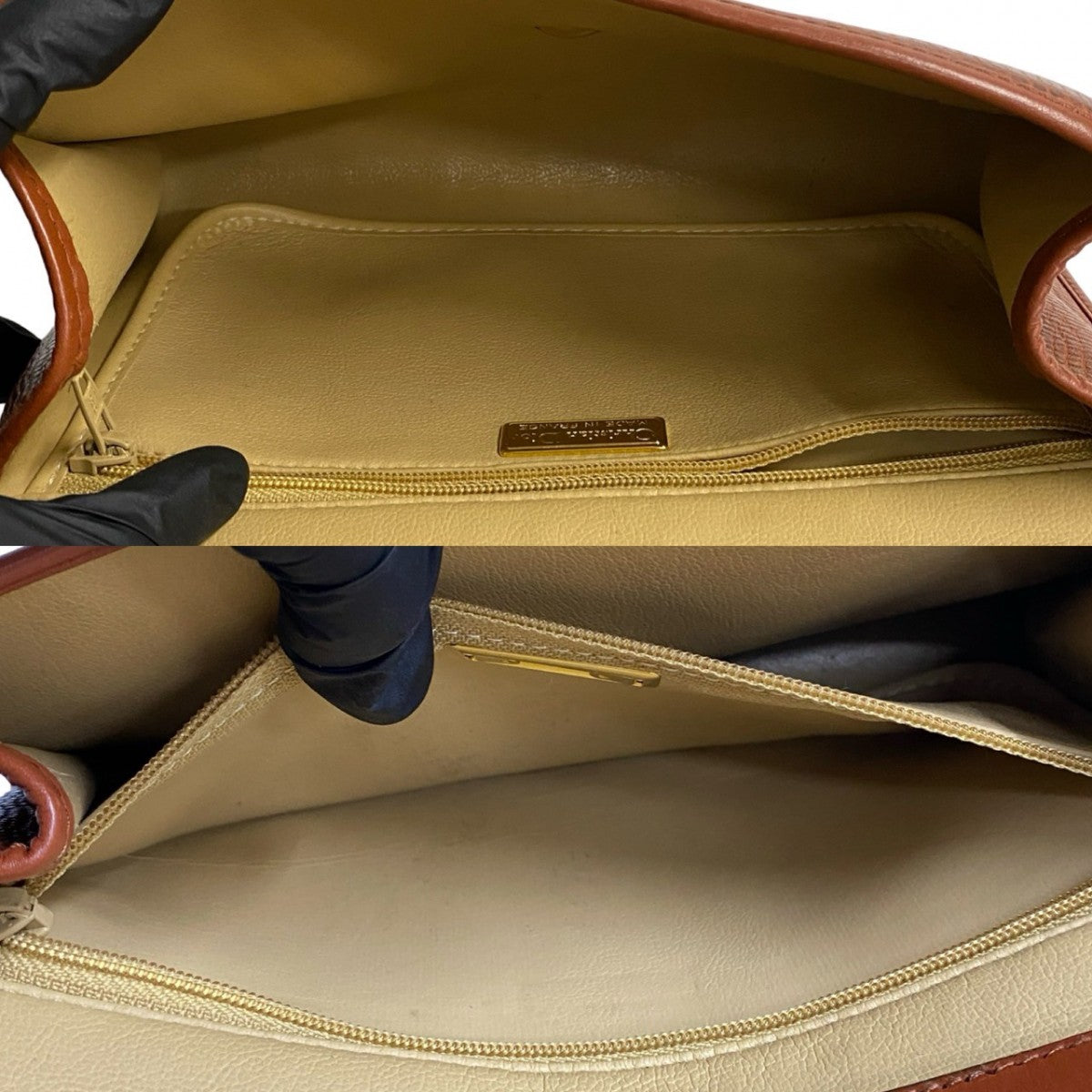 Dior Shoulder Bag leather Brown