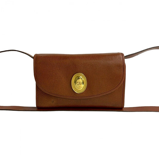 Dior Shoulder Bag leather Brown