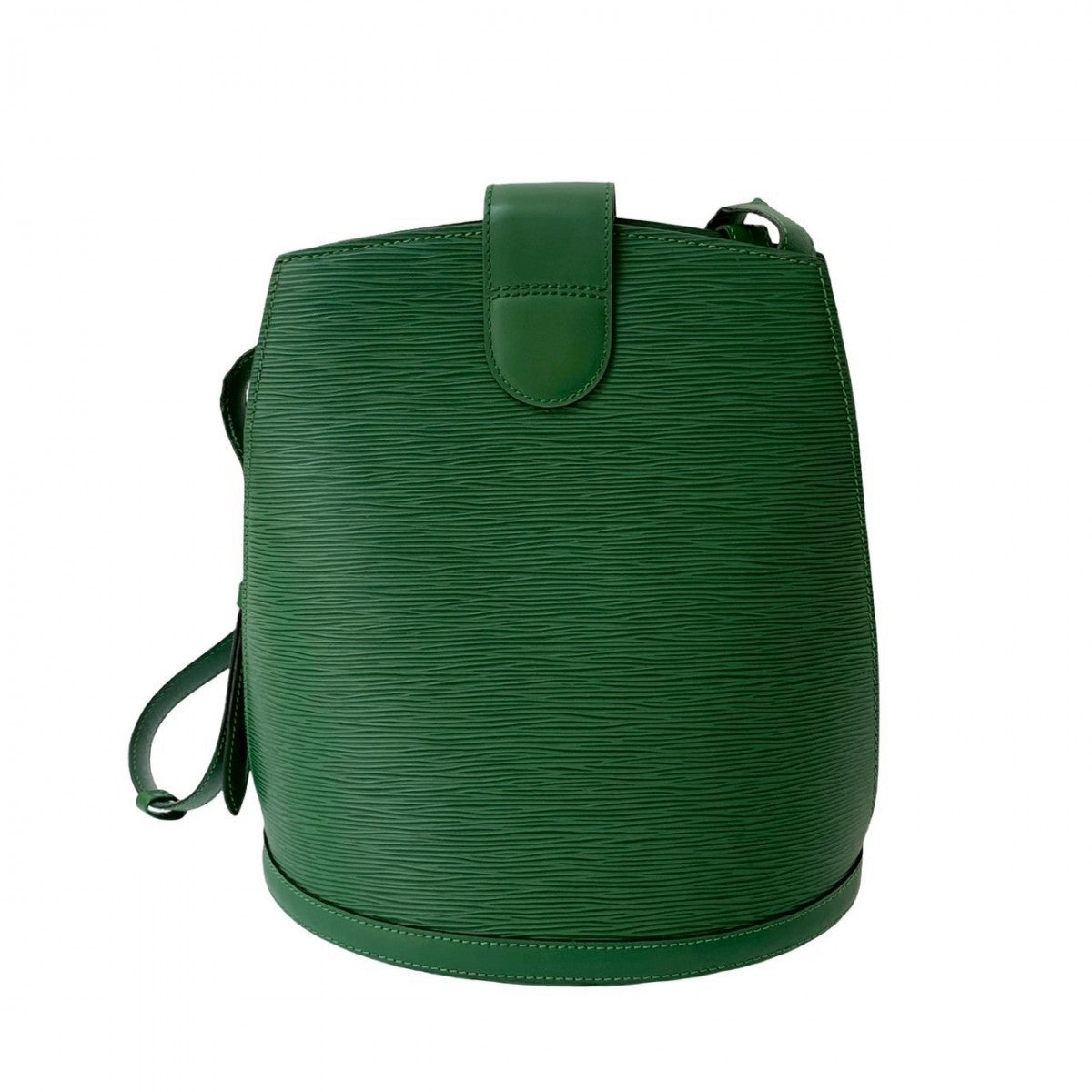 LOUIS VUITTON Shoulder Bag M52254 leather green Epi Cluny Women Used Authentic