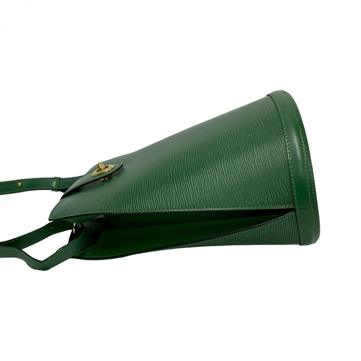 LOUIS VUITTON Shoulder Bag M52254 leather green Epi Cluny Women Used Authentic