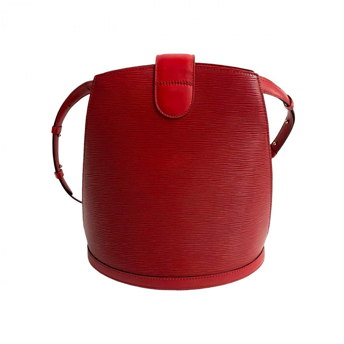 LOUIS VUITTON Shoulder Bag M52257 Epi Leather Red Epi Cluny Women Used Authentic