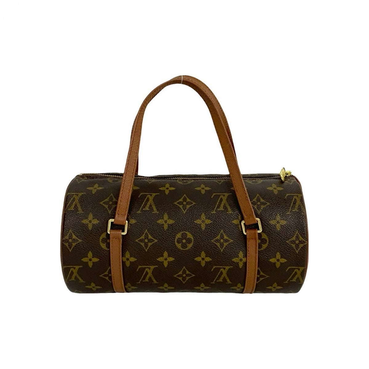LOUIS VUITTON Handbag M51366 leather Brown Old and old Monogram Papillon26 Women Used Authentic