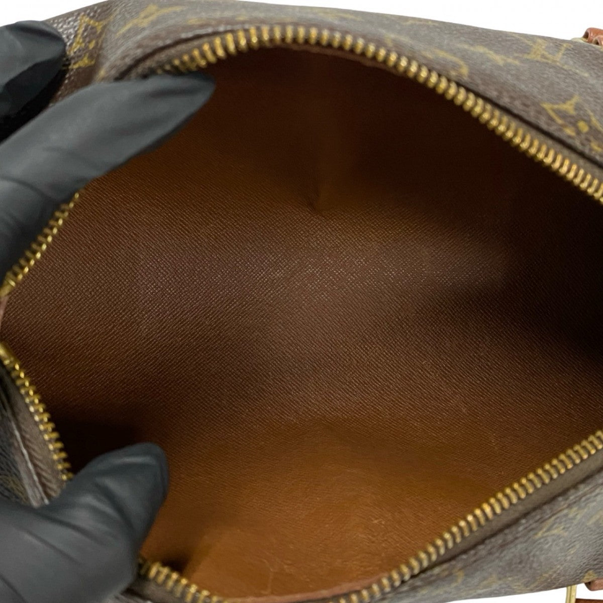 LOUIS VUITTON Handbag M51366 leather Brown Old and old Monogram Papillon26 Women Used Authentic