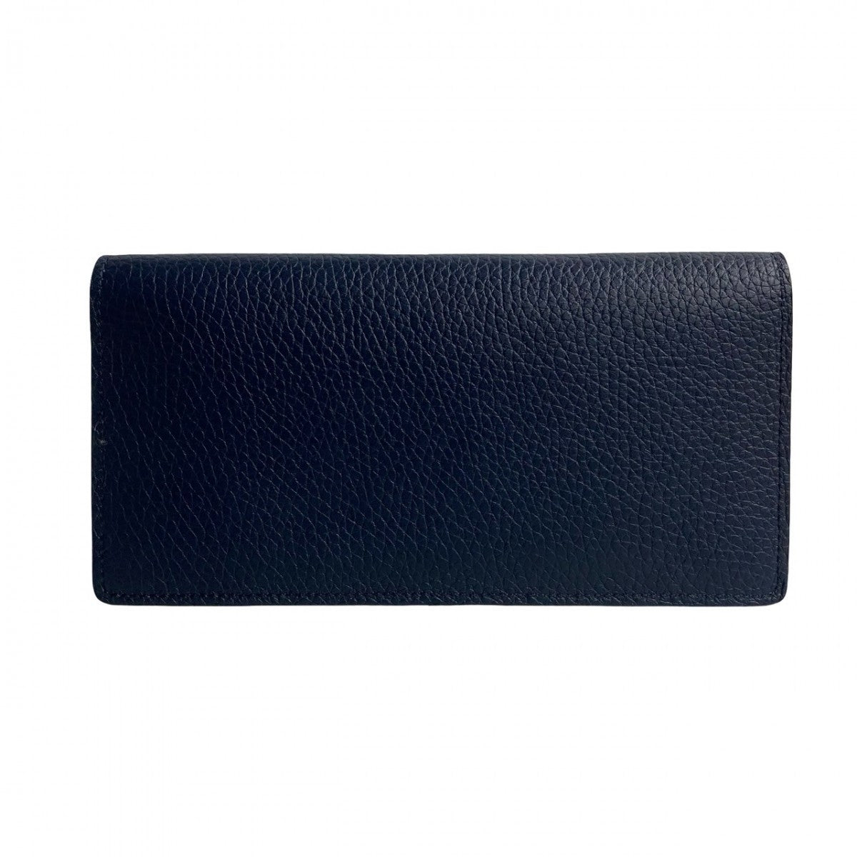LOUIS VUITTON Long Wallet Purse M67741 Taurillon Clemence Leather Navy Portefeuille Braza mens Used Authentic