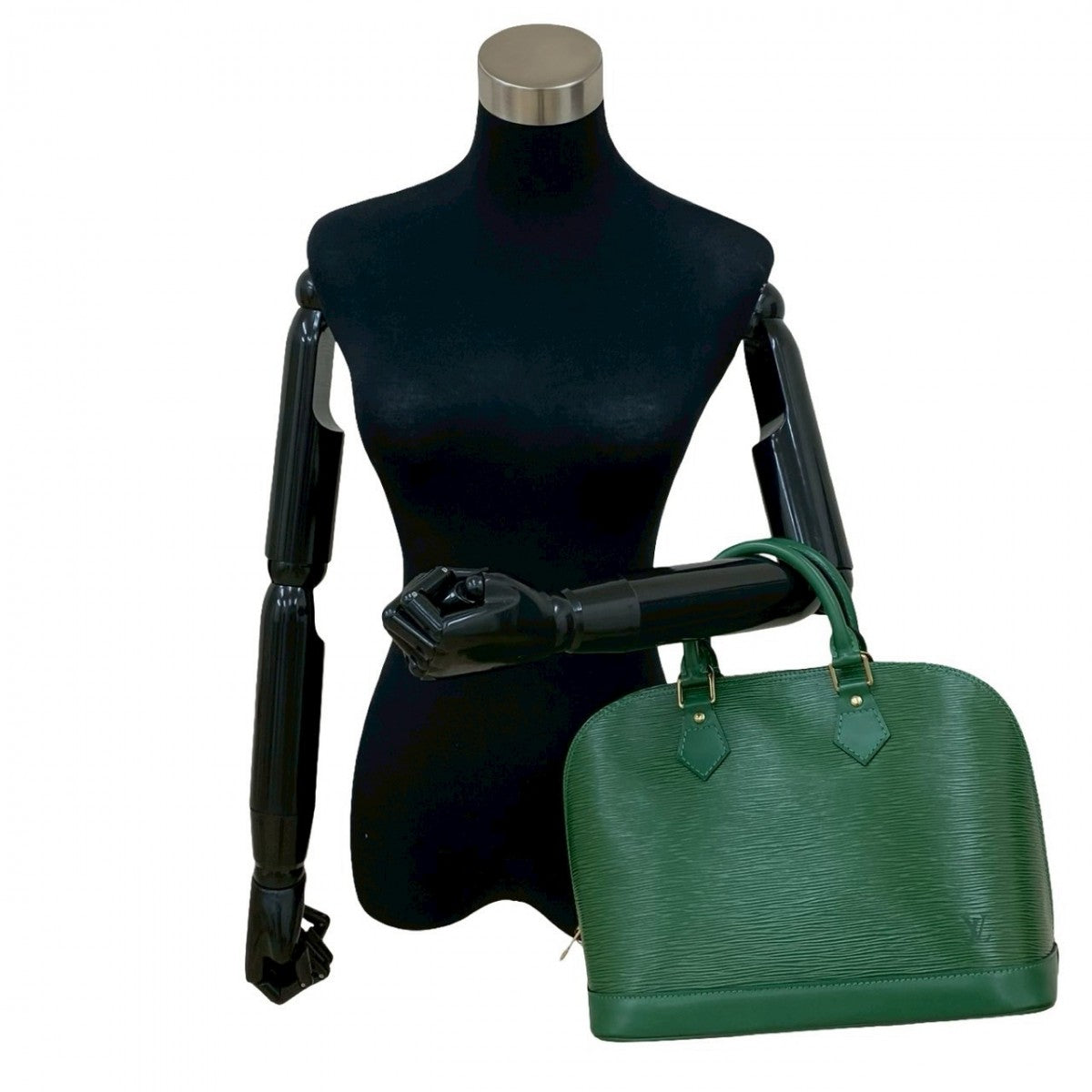 LOUIS VUITTON Handbag M52144 Epi Leather green Epi Alma Women Used Authentic