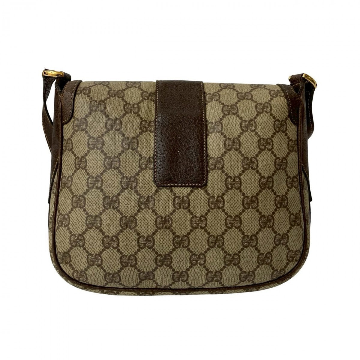 GUCCI Shoulder Bag leather Brown