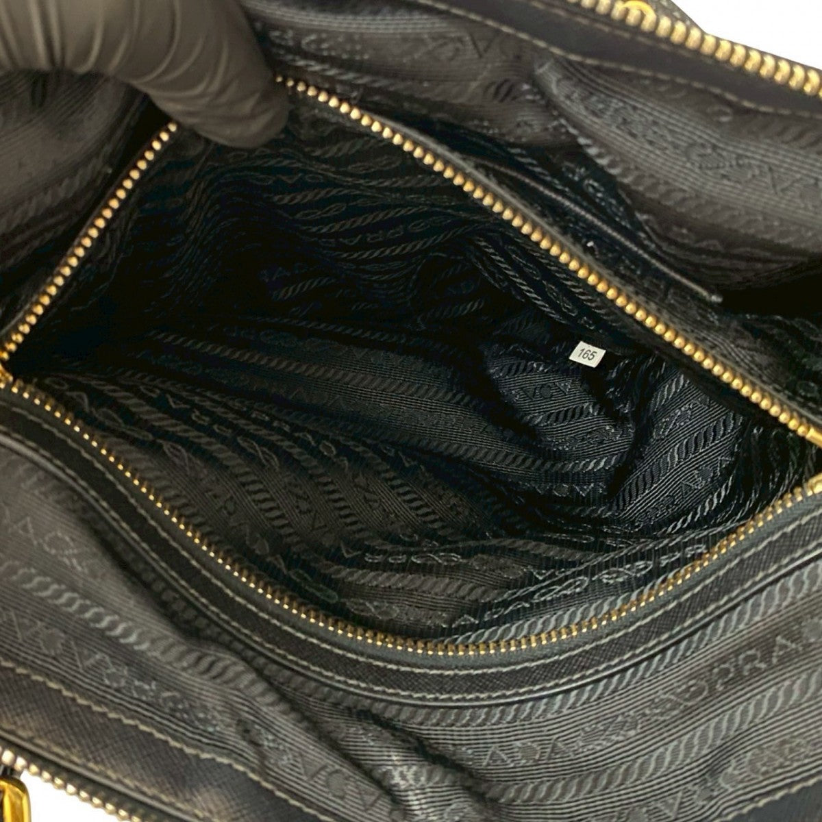 PRADA Tote Bag Nylon black