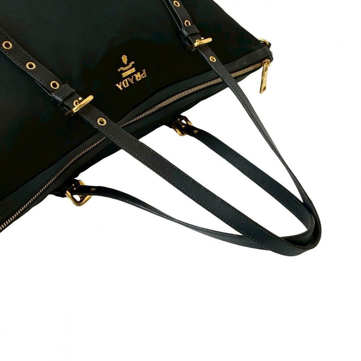 PRADA Tote Bag Nylon black
