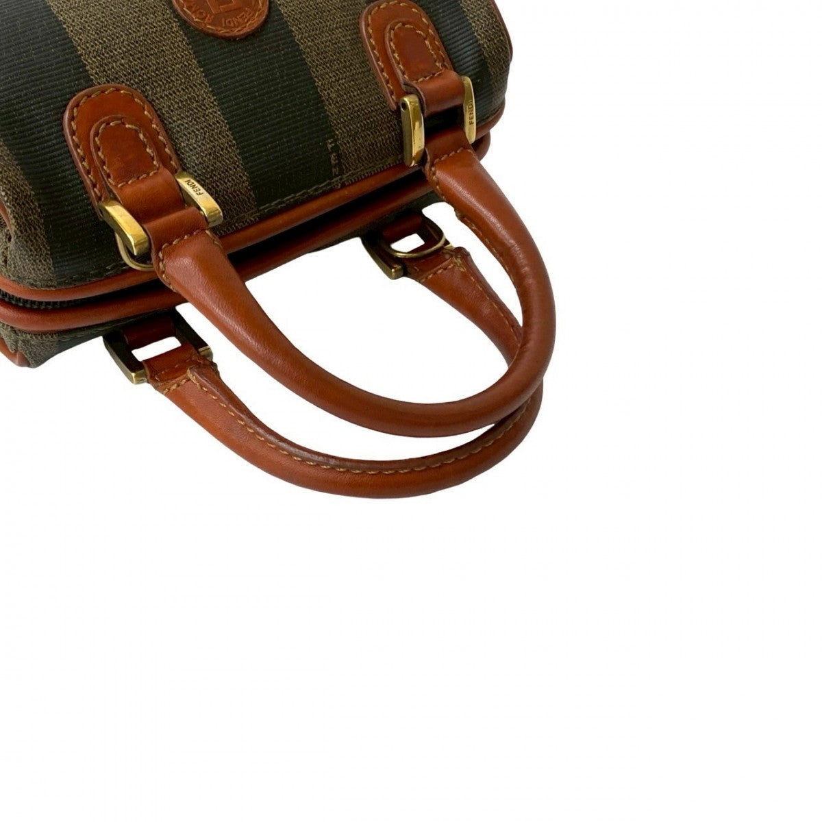 FENDI Shoulder Bag leather Brown